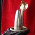 Parad Shivling weighing 8kg, height 20 cms, base circumference 10 inches